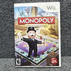 Monopoly (Nintendo‎ Wii, 2008) Complete Tested Working -